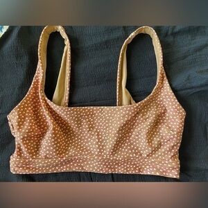 Aerie Women's Brown and Pink Bikini-and-tankini-top